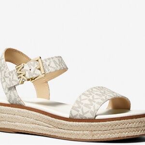 Michael Kors Vanilla Patterned Espadrilles